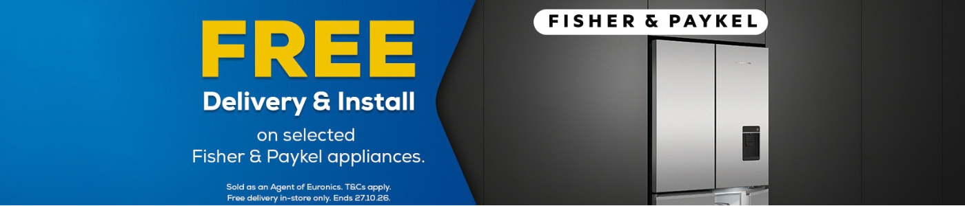 Fisher & Paykel Free Delivery and Install