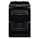 AEG CIB6742MCB 60 cm Induction Double Electric Cooker - Matte Black