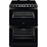 Aeg CIB6743MCB 60cm Electric Induction Double Oven Cooker