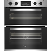 Beko CTFY22309X 59.4cm Built under Electric Double Oven - Stainless Steel