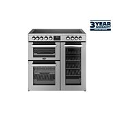 Belling 444411796 90cm Electric Induction Cookcentre Range Cooker - Stainless Steel