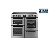 Belling 444411798 Cookcentre 100Cm Electric Range Cooker - Stainless Steel