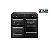 Belling 444411801 100Cm Electric Induction Cookcentre Range Cooker - Black