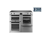 Belling 444411802 Cookcentre 100Cm Electric Induction Range Cooker - Stainless Steel