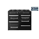 Belling 444411805 Cookcentre 110Cm Dual Fuel Range Cooker - Black