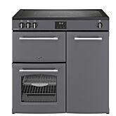 Belling 444411822 90 Cm All Electric Induction Range Cooker In Anthracite Dark Grey