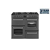 Belling 444411828 100cm Farmhouse Dual Fuel Range Cooker - Anthracite