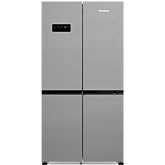 Blomberg KQD114VPX 90.8cm Dual Cooling American Style Fridge Freezer - Brushed Steel
