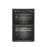 Blomberg RODN9202DX 59.4cm Built In Electric Double Oven - Dark Steel