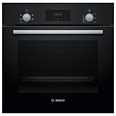 Bosch HHF113BA0B 59.4cm Built In Electric Single Oven With 3D Hot Air - Black