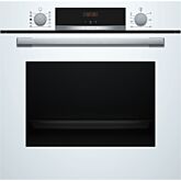 Bosch HQA534BW3B Series 4 Built In Single Oven With Added Steam