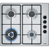 Bosch PBH6B5B60 58cm Gas Hob - Stainless Steel