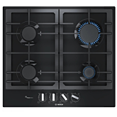 Bosch PCP6A6B90 58.2cm Gas Hob - Black