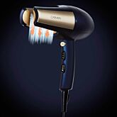 Carmen C81109BCBF Vortex 360 Twist Hairdryer - Blue and Champagne Gold