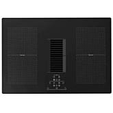 CATA ICONFLEX75DD 77cm Induction Hob With Downdraft - Black • 4 cooking zones (2 Flex) • LED Touch S