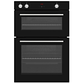 CATA UBDO901BK 77 Litre True Fan Electric Main Oven ? Black With Aluminium Handle ? 37 Litre Convent
