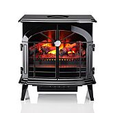 Dimplex BRG20 Burgate Optimyst Fire Glossy Black
