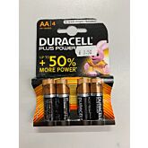 Duracell PLUSPOWERLR6/MN1500 AA 4 Pack Batteries