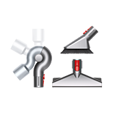 Dyson Furniture Cleaning Kit - Mini Dusting Brush, Fabric Tool & Up-Top Adapter