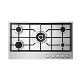 Fisher & Paykel 90cm Gas Hob in Stainless Steel Finish