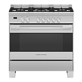 Fisher & Paykel 90cm Dual Fuel Cooker with 5 Burners