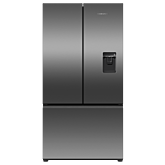 Fisher And Paykel RF540ANUB6 90cm Wide Freestanding French Door Fridge Freezer with Ice and Water