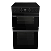 Hisense HDCEC5C10B Double Oven Electric Cooker 50cm Black