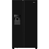 Hisense RS694N4TBE 91Cm 70/30 Frost Free American Fridge Freezer - Black