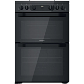 Hotpoint HDM67G0CMB 60cm Gas Cooker - Black