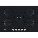 Hotpoint HGS72SBK 73cm Gas Hob - Black
