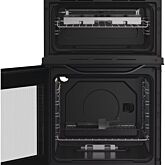 Hotpoint HTG5GCB 50Cm Gas twin cavity Cooker