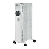 Igenix IG2615 1.5KW Manual Oil Filled Radiator - White 