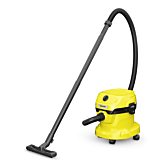 Karcher WD2PLUS Wet & Dry Vacuum Cleaner - Yellow