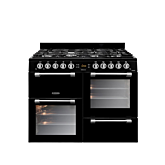 Leisure CK100F232K 100cm Dual Fuel Range Cooker with Seven Gas Burners - Black