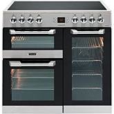Leisure CS90D530X 90cm Electric Range Cooker with Induction Hob - Stainless Steel