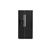 Montpellier M530PDIK 516L Side By Side Fridge Freezer, Plumbed Ice + Water, Electronic Control, No F