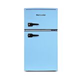 Montpellier MAB2035EPB 48Cm Undercounter Mini Retro Fridge Freezer Pastel Blue