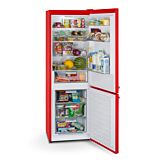 Montpeliier MAB386ER 59.5cm 60/40 No Frost Fridge Freezer - Red