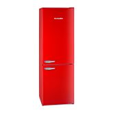 Montpellier MAB386R 1860Mm High Montpellier Mab386r Retro No Frost Fridge Freezer In Red
