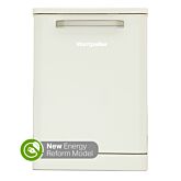 Montpellier MAB6015C Cream 60Cm Retro Freestanding Dishwasher