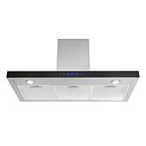 Montpellier MHT900X 90cm T Shaped Cooker Hood -  Stainless Steel
