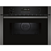 Neff 44L Built-In Microwave Oven in Graphite Grey with Hotair Technology
