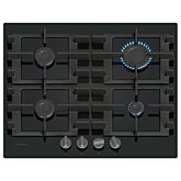 Neff T26NKP4S0 N 50, Gas Hob, 60 Cm, Tempered Glass, Black