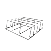 Ninja XSKOGXLRBRKEU Woodfire XL Electric BBQ Rib Rack - Silver