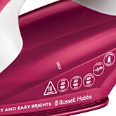 Russell Hobbs 26480 2400W Steam Iron In Berry Colour