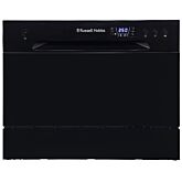Russell Hobbs RHTTDW6B 6 Place Setting Table Top Dishwasher - Black