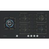 Siemens ER9A6SH40 Iq700 90Cm Tempered Glass Gas Hob - Black