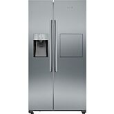 Siemens KA93GAIDP iQ500 179x91 American Side by Side Fridge Freezer - Silver
