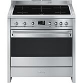 Smeg A1PYID-9 90cm Opera Electric Range Cooker - Stainless Steel