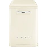 Smeg DFFABCR 60Cm 50S Style Freestanding Dishwasher Cream